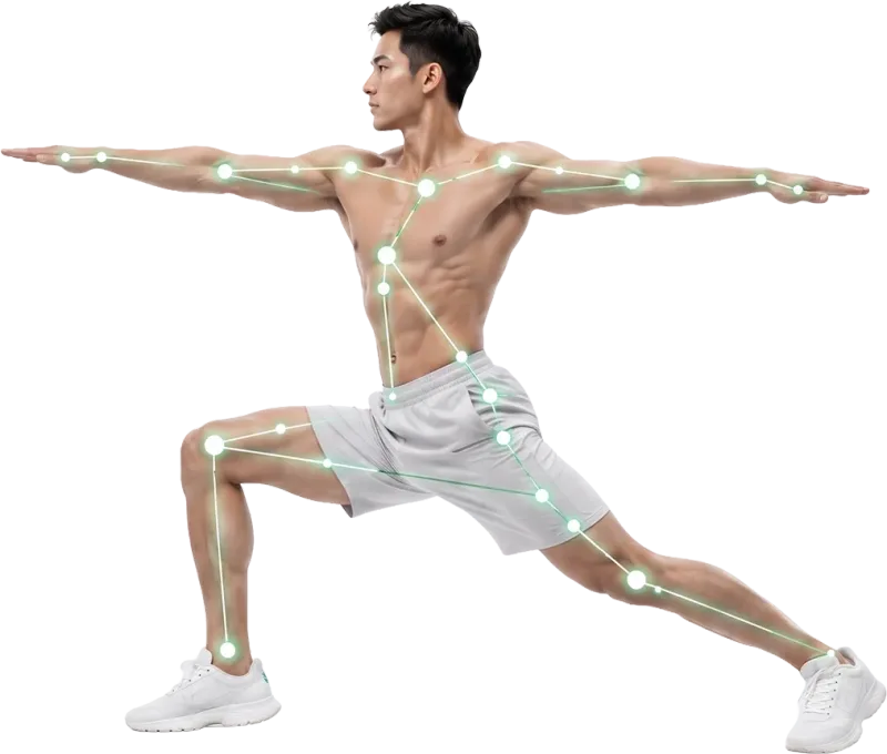 ZYLO AI analyzing full-body movement in real time