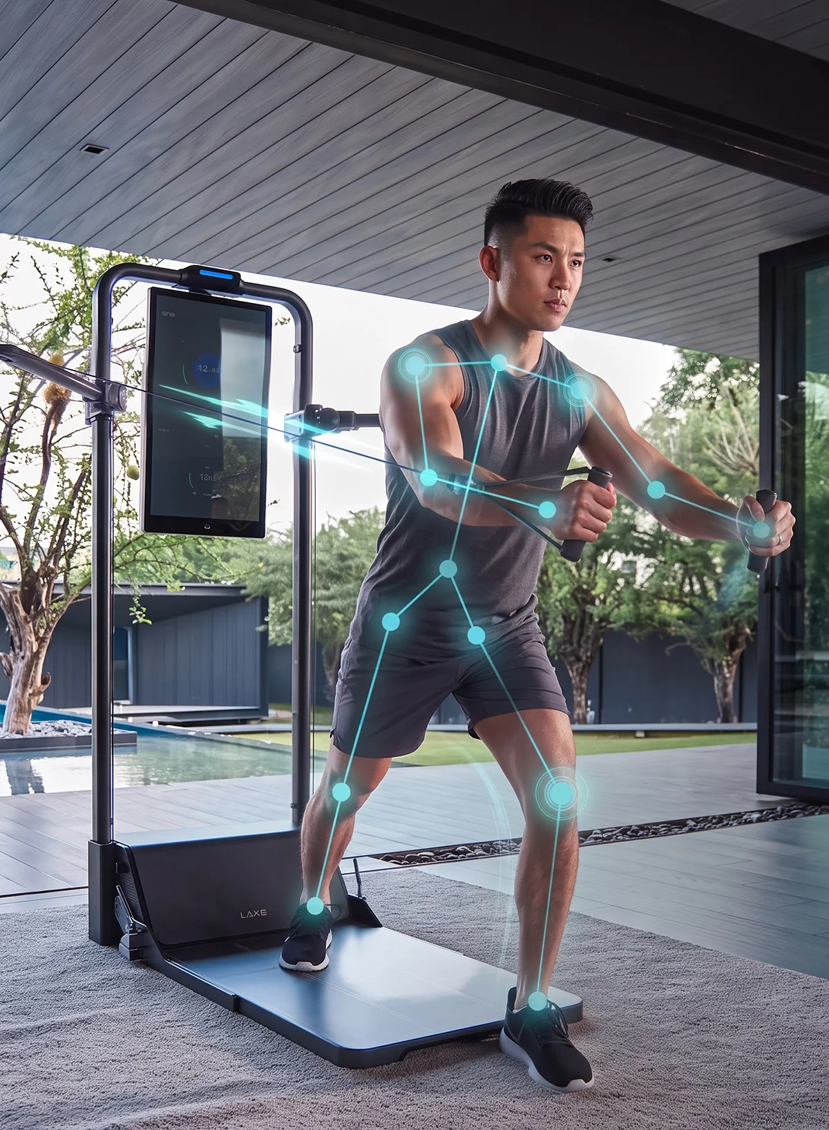Athlete training with real-time AI motion tracking