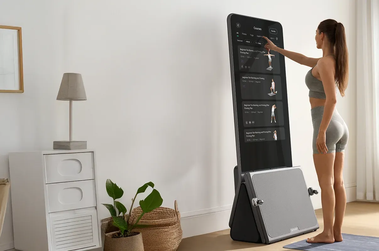 ZYLO K1 at home showing AI-guided course plans