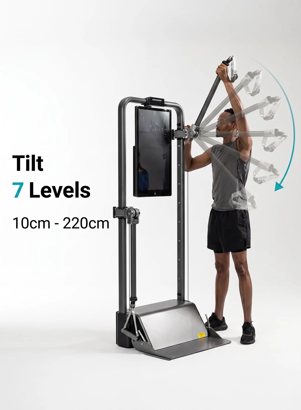 Tilt: 7 levels